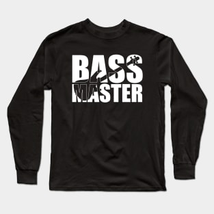 BASS MASTER funny bassist gift Long Sleeve T-Shirt